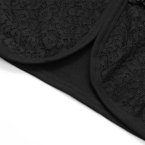 LUCKYGAL White Cardigan for Girls Shrug Sweaters Kids Lace Bolero for Party First Communion4