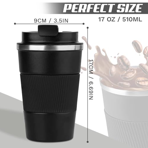 Image of Vacuum Insulated Stainless Steel Travel Coffee Mug,Leak Proof Cup with Lid