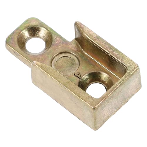 jojofuny Casement Window Lock Strike Keeper Replacement for Window Latch Hardware Zinc Alloy Accessory Yellow Sash Lock Part