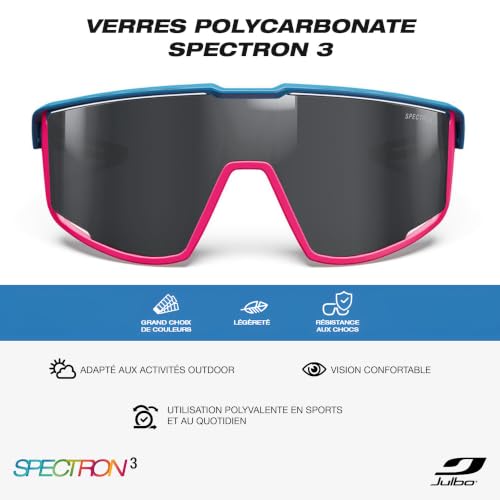 Miniatura 3 de Julbo Fury Gafas De Sol, Negro Rosa, Talla Única Unisex Adulto