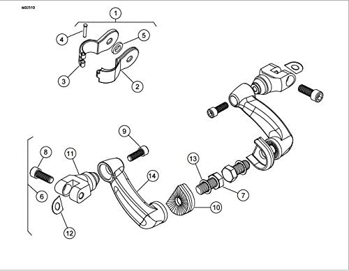 Miniatura 8 de XKH - Kit de montaje de clavijas ajustables cromadas para motocicleta, reposapiés compatible con H-D Sportster 883 1200 Street Bob Softail CVO