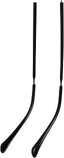 Mikikit Eyeglass Replacement Arms, 1 Pair Metal Eyeglass Temple Replacement Glasses Arms Glasses Temple Glasses Legs Replacement for Most Glasses