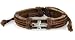 4030530 Cross Leather Bracelet Christian Inspirational Scripture Jesus Bible Religious