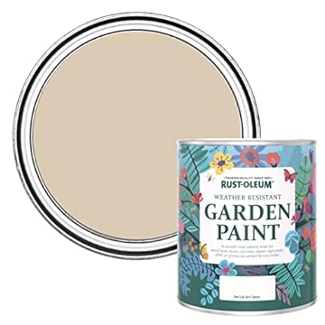 Rust-Oleum Light Brown Mould Resistant Garden Paint in Matt Finish - Warm Clay 750ml