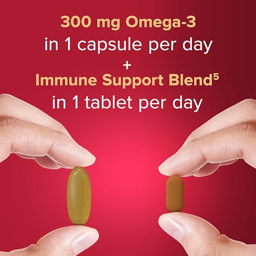 Seven Seas Omega-3 Fish Oil and Immunity, With Vitamin C, Vitamin D, Duo Pack: 30 Capsulesplus30 Tablets - Image 7