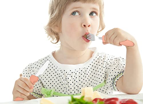 Toddler Utensils Set, 3 Pieces Toddler Utensils Stainless Steel Fork, Spoon And Knife Set With Silicone Holding Design, Socub Children's Flatware Set, Bpa Free, Sage #TOP1