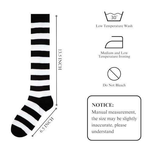 Image of Knee High Socks for Women, Long Tall Knee Tube Socks