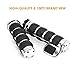 OXMART Motorcycle Hand Grips Universal 1 inch Chrome Motorcycle Grips with Throttle Assist and Anti-Slip Rubber Design Fit for Harley Yamaha Kawasiki Suzuki Cruisers