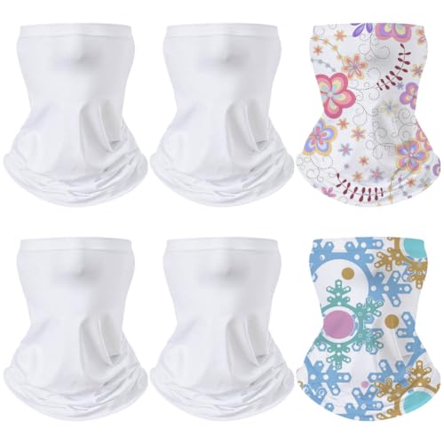 Sublimation Blank Headwear Seamless Bandana Face Masks Head Wrap Neck Gaiter Bandana Breathable Face Cover