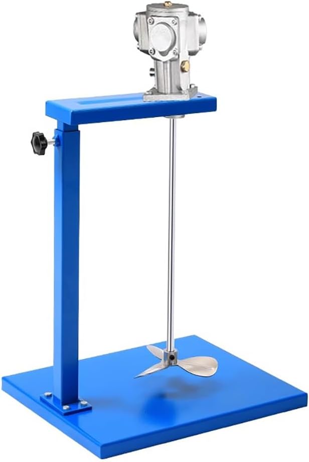 5 Gallon Pneumatic Paint Mixer - 20 Liter Table Top Industrial Mixer with Lift Stand for Paint, Ink, and Chemical Dyes - Heavy Duty Mixing Solution