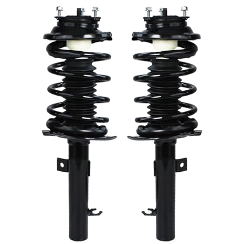 Image of Detroit Axle - 2.0L Front End Suspension Kit for 2006-2007 Ford Focus, 2 Lower Control Arms + Ball Joints 2 Struts 4 Tie Rods 2 Sway Bars Replacement - 10pc Set