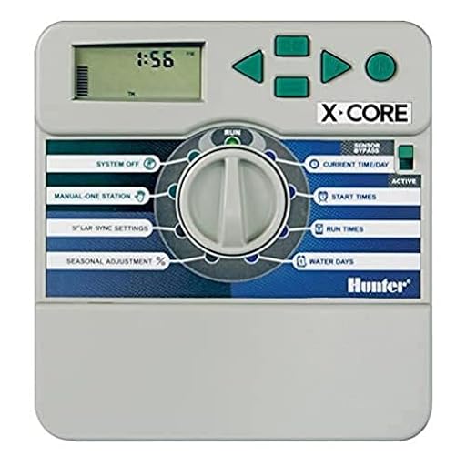 Hunter Ordenador de riego Hunter X-Core 401i 4 estaciones (interior) | Ya disponible en tu tienda friki favorita! En mundofriki.es!