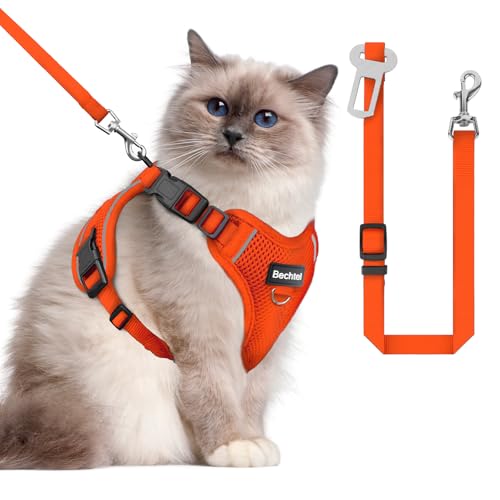 Cat Harness and Leash for Walking, 3 in 1 Adjustable
