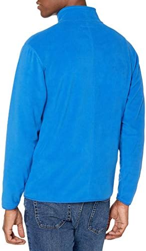 Amazon Essentials Men's Full-Zip Polar Fleece Jacket (Available in Big & Tall), Cobalt Blue, L