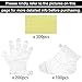 300 Pcs Paraffin Hand Liner, Plastic Paraffin Wax Therapy Bags (Medium)