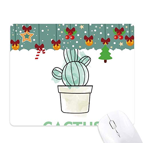 Alfombrilla de ratón de cactus para evitar resbalones en el trabajo y oficina