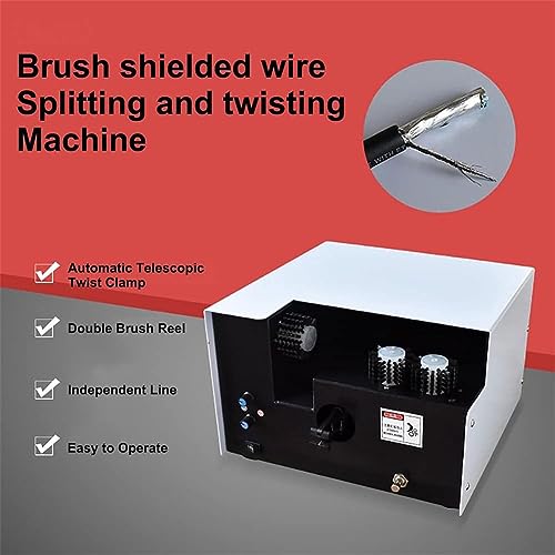 Máquina automática de torsión de alambre, herramienta de corte y pelado de cables, herramienta de separación y torsión de cables para cepillado y torsión de cables
