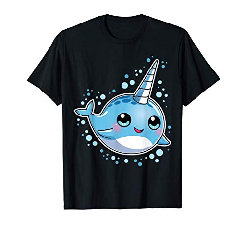 Narwhal Unicorn Of The Sea Funny Girls Kids Women Cute Gifts Camiseta