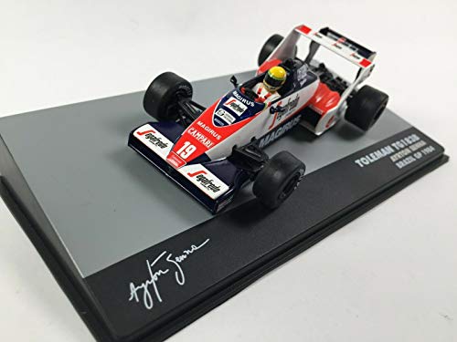 OPO 10 Car 1/43 F1 TOLEMAN TG183B Ayrton Senna miniatura 4