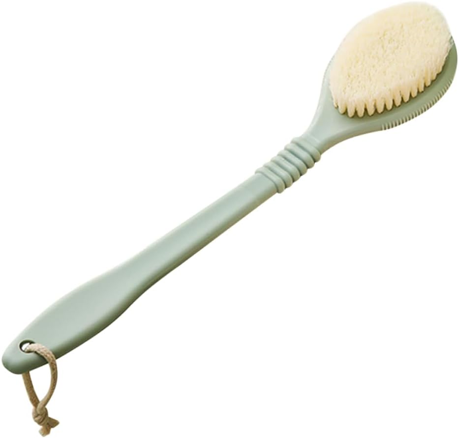 VICASKY Long Handle Bath Brush Exfoliating Body Scrubber Skincare Shower Bathing Back Cleaning Brush