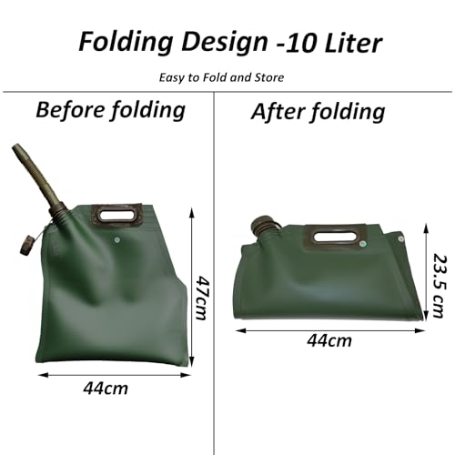 Bidon d'essence pliable 10 l idéal pour camping et rando - 3