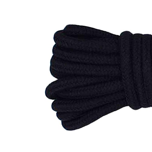 Riosupply Corde Souple Tricolore en Coton 10 m 8 mm, Noir Cover