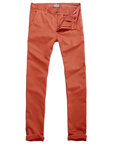 Image of Match Mens Regular-Fit Casual Flat Front Chino Pants