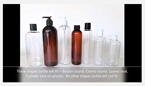 Mountainleaf 6 Pack 24/410 Black Soap Lotion Pump Replacement Dispensers For Plastic Bottles. Please Refer To 2Nd,3Rd & 4Th Photos To Determine If Your Bottle Shape & Neck Size Will Fit #TOP2