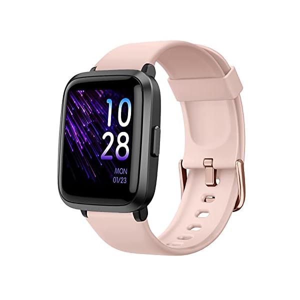 YAMAY-Smart-Watch-Watches-for-Men-Women-Fitness-Tracker-Blood-Pressure-Monitor-Blood-Oxygen-Meter-Heart-Rate-Monitor-IP68-Waterproof-Smartwatch-Compatible-with-iPhone-Samsung-Android-Phones-Pink YAMAY Smart Watch, Watches for Men Women Fitness Tracker Blood Pressure Monitor Blood Oxygen Meter Heart Rate Monitor IP68 Waterproof, Smartwatch Compatible with iPhone Samsung Android Phones (Pink)