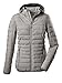 Produktbild G.I.G.A. DX Damen Funktionsjacke in Daunenoptik/Steppjacke mit abzippbarer Kapuze Uyaka Stripe, hellgrau, 34, 34313-000