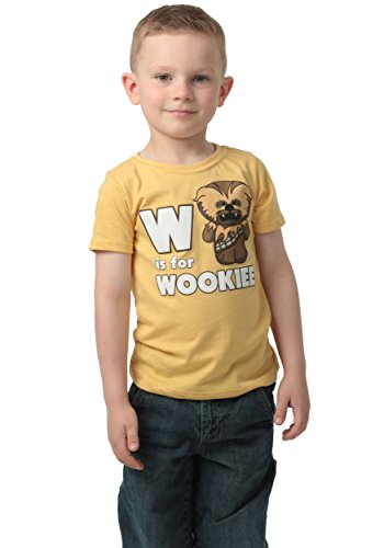 Little Boys' Star Wars W Is For Wookiee T-Shirt
