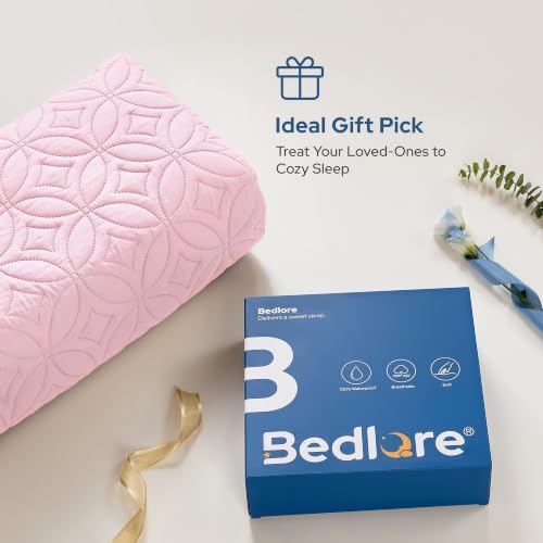 Image of BEDLORE Waterproof Mattress Protector, Twin Size Mattress Pad