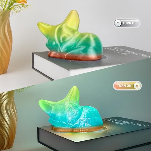 Image of iSANMATE Transparent Gradient PETG Filament 1.75 mm, Multicoloured 3D Printer Clear Filament 1 kg /2.2 lb Spool, Clear PETG Yellow Green Red