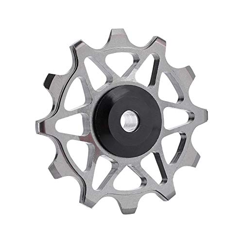 Vgeby 12T Bicycle Rear Derailleur Pulley Guide Jockey Wheel With 4Mm/5Mm Screw Shaft Adapter(Titanium) #TOP6