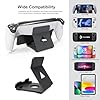 Alloy Stand Designed for PlayStation Portal Handheld Console,Super Sturdy Gaming Accessories Storage Holder Stand Bracket Compatible with Switch/Steam Deck/ROG/and Mobile Phones (Black) - Image 3