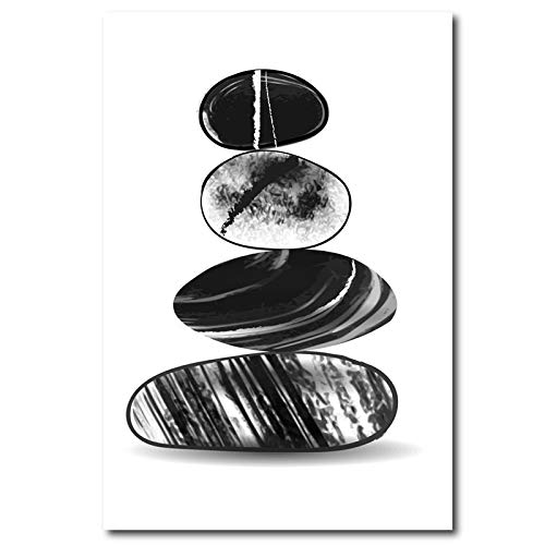 Cuadro minimalista en lienzo Zen que elimina el estrés visual y decora tu estudio de yoga