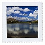 Square dimensions (in inches): 6 L x 6 W, image dimensions (in inches): 4 L x 4 W 100% poloyester; image is soft to touch. Made in USA Edges have pinking shear cut Image will not fade with washing. Image not a transfer, part of material