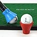 luzen 4Pcs Rubber Golf Ball Retriever Ball Picker Ball Grabber Suction Cup Golf Ball Pick Up Cup Golf Putter Accessories for Men and Women, 4 Colors