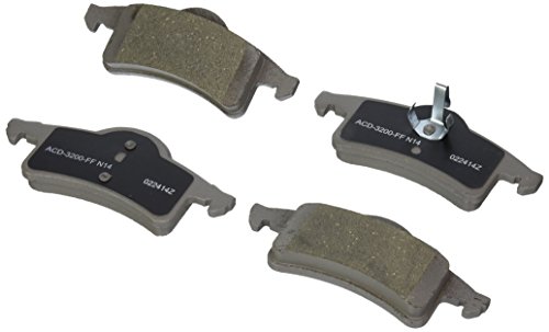 ACDelco Advantage 14D791C (19324106) Ceramic Rear Disc Brake Pad Set