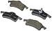 ACDelco 14D791C Advantage Ceramic Rear Disc Brake Pad Set