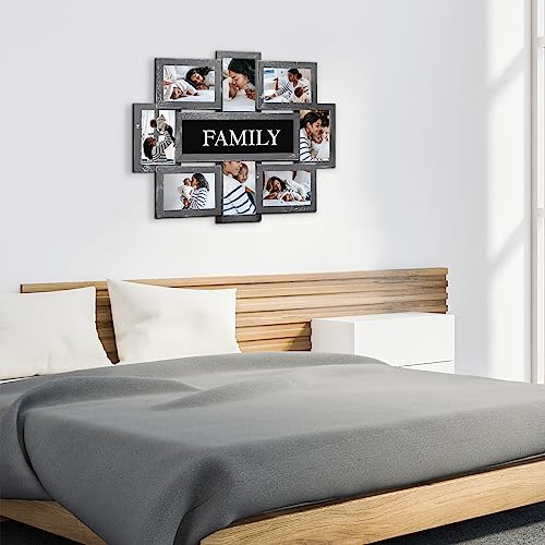 HELLO-LAURA-Family-Picture-Frames-Collage-Wall-Decor-8-Opening-Collage-Picture-Frames-for-Wall-4×6-Picture-Frame-Photo-Collage-Frame-Wall-Hanging-Gallery-Frame-for-Living-Room-Bedroom-Grey HELLO LAURA Family Picture Frames Collage Wall Decor 8 Opening Collage Picture Frames for Wall 4×6 Picture Frame Photo Collage Frame Wall Hanging Gallery Frame for Living Room Bedroom Grey