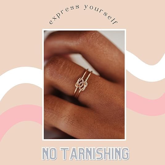 Handmade Double Knot Gold Filled & Sterling Silver for Women - Image 2