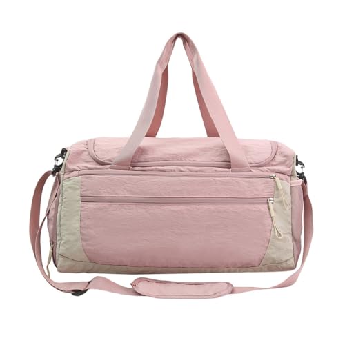 Lightweight Shoulder Bag Practical Nylon Gym Bag For Short Business Trip Fitness Travel With Multiple Compartments