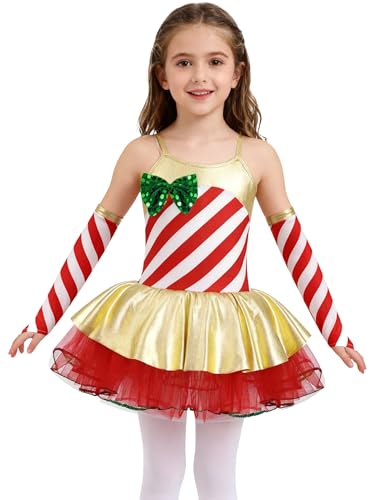 Robe Ballet Sucre d'Orge : Cadeau de Noël Costume Danse et Patinage Enfant