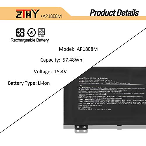 Image of AP18E8M AP18E7M Battery for Acer Nitro 5 AN515-44 AN515-55 AN515-52 AN515-43 AN515-45 AN517-52 7 AN715-51 Aspire 7 A715-74G Predator Helios 300 PH315-52 PH315-53 PH317-53 Triton 300 PT315-51 PT315-52