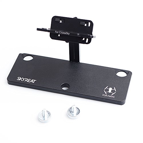 Skyreat Aluminum-Alloy Foldable Extender Tablet Mount Holder for DJI CrystalSky Work with Mavic 2 Pro/Zoom/Mavic Air,Spark Remote Controller