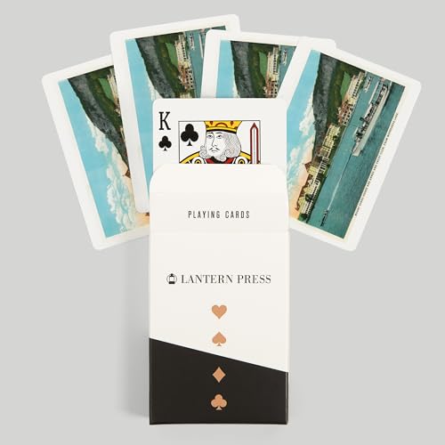 Mazo de cartas Póker Maine Moosehead Lake 52 cartas miniatura 6