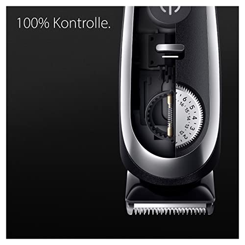 Braun Barttrimmer Series 9, Elektrischer Bartschneider Herren mit 11 Barber-Tools, Ultrascharfe...