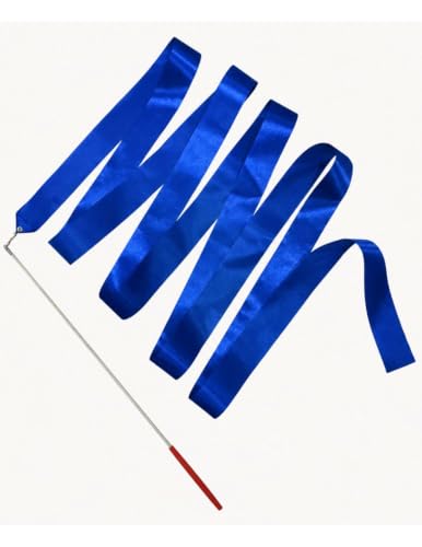 Image of BookMyCostume Gymnastic & Rhythmic Dance Ribbon Wand Collection - 2-Meter Ribbon Sticks - Ideal for School Sports Day & Gymnastic Training - Fancy Dress Costume Accessories for Kids, Teens & Adults