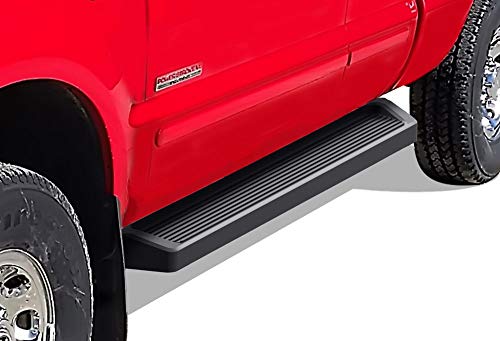 APS Black Running Boards Style Compatible with Ford F250 F350 Super Duty 1999-2016 Extended Cab (Nerf Bars Side Steps Side Bars)